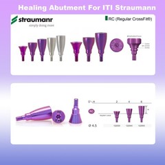 US RC Dental Healing Abutment & Closure Cap Fits Straumann CrossFit BLT Platform