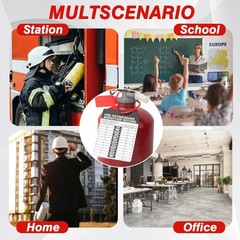 50 Sets 2026–2029 Fire Extinguisher Tags Aluminum Metal 50, 2026-2029