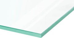 Tempered Glass Shelves 10″ Wide x 24″ Long x 3/16″ Set of 2 Beveled Edges