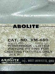 ABOLITE LIGHTING VM-480 USED FAST SHIPPING! + WARRANTY