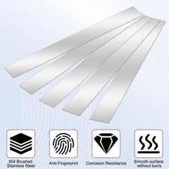 10 Pcs Sheet Metal Strips,12” Length,1” Width, 0.02” Thickness,Thin Flat M…