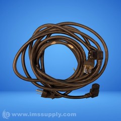 Right Angle Double Ended 3 Prong Power Cable USIP