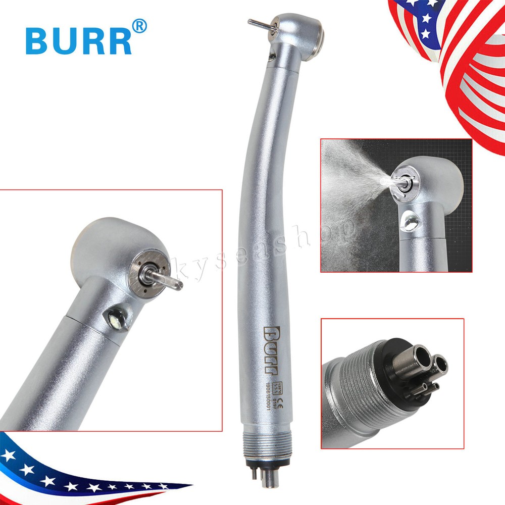 Dental Fiber Optic LED E-generator High Speed Handpiece 2/4 Holes UDM