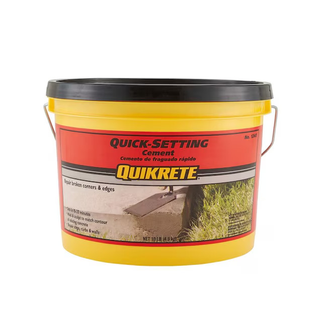 QUIKRETE Quick-Setting Fast Setting 10 -lb Concrete Crack repair