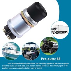 50A Push Button Momentary Starter Ignition Switch On-Off SPST 12V DC For marine