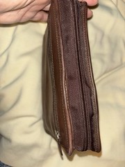 Vintage Franklin Covey Nappa Leather Planner Binder; Brown