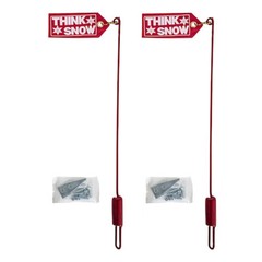 (2) Snow Plow Blade Markers Guide Stick w/ Flag for Western 59700