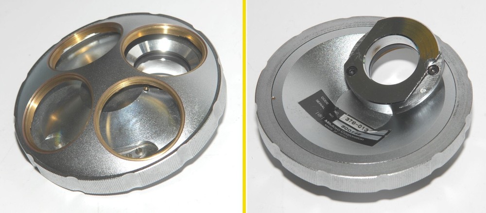 Four Position Mitutoyo Ultraplan FS-110 FS-60 Microscope BD Objective Turret