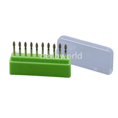 Dental Endo Diamond Burs FG Pointed Football 368/023C Coarse Grit High Speed