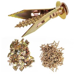 50PCS Self Drilling Drywall Anchors Screws Hollow Wall Anchor Expansion Kit