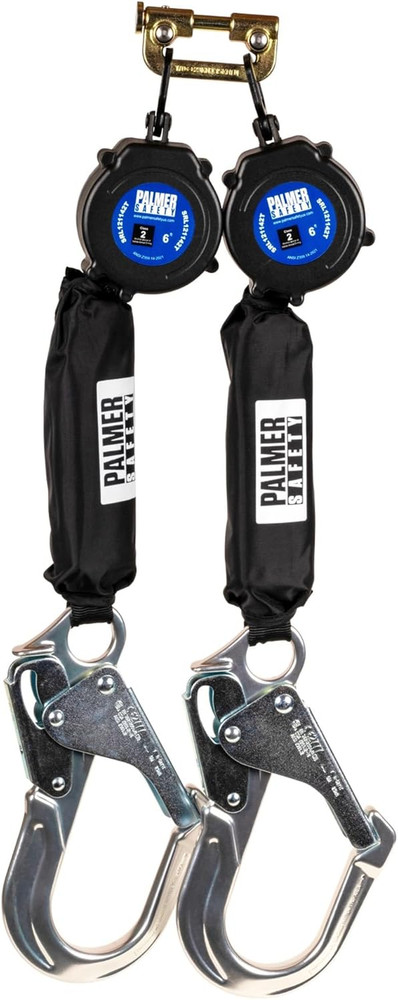 Palmer Safety Fall Protection SRL121132T Twin SRL 6′ Lightweight Web with…
