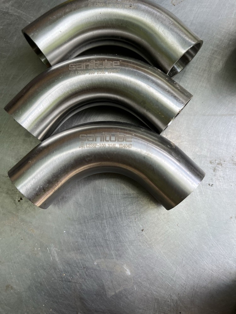 Stainless Steel Pipe Fitting 90 Degree Elbow Butt-Weld 1-1/4″ OD 1.5mm 4pcs