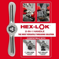 Milwaukee 49-22-5603 38PC Metric Tap & Die PACKOUT Set w/ Hex-LOK 2-in-1 Handle
