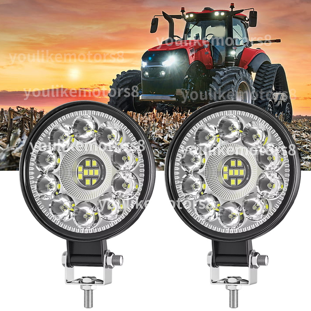 40W LED Work Light Cab Driving Lamp Flood Fit Case IH New Holland Tractor