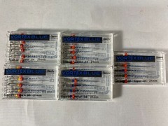Dentsply Tulsa Dental Vortex Blue 21mm all Taper rotary files 6/pk all sizes