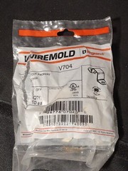 GENUINE WIREMOLD LEGRAND V-700 SERIES RACEWAY STRAP V704 9PK NEW IN OPEN BOX.