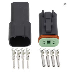 2 3 4 6 8 12 Pin Deutsch DT Black Series Waterproof Electrical Connector KIT