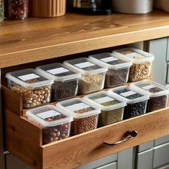 1000 Labels for Food Containers, No-Residue 1 X 2 Inches, Blue