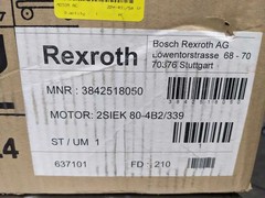 Rexroth 3842518050 AC Motor 1400, 1680 RPM 3-842-518-050 B12508073