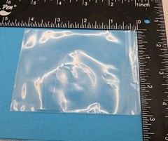 1.25Mil, 3″ X 4″ | LDPE Clear Flat Poly Bags, Flexible – 1000 Count (10) 100 Bag