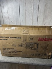 Eneacro 1700W SDS-Hex Demolition Hammer With Wheeled Carry Case & Accessories
