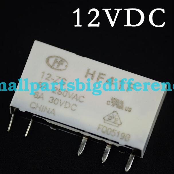 20/50/100pcs HF41F-12-ZS DC12V/012 New Genuine 5Pins Relay 12VDC Wholesale