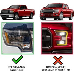 Black OE Style Side Step Running Boards Ford F-150 Crew Cab 04-14 4Dr 6in Step