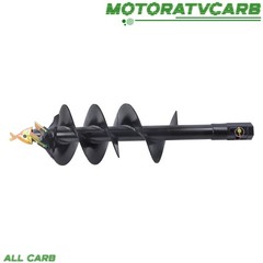 ALL-CARB 12in x 48in Fab Auger Bit 2inch Hex Collar Skid Steer Attachment Part