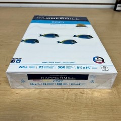 HAMMERMILL A4 (8.5 x 14) in Copy Paper – White (500 Sheets) 92 Brightness NEW