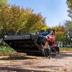 Heavy Duty Flail Mower Attachment for TYPHON STOMP Mini Skid Steer 1450mm