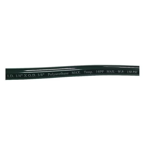 Zoro Select 1PBN2 Tubing, 1/4 In. IDx3/8 In OD, 100 Ft, Black