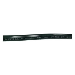Zoro Select 1PBN2 Tubing, 1/4 In. IDx3/8 In OD, 100 Ft, Black