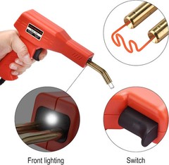 Plastic Welder Kit 200 Staples Hot Stapler Gun for Auto Bumper Repair Tool