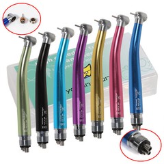Dental High Speed Handpiece Turbine 2/4 Holes 7-Colors Rotor