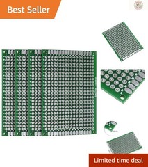 4 pcs Universal Circuit Board 5cm X 7cm – Durable Double-Sided PCB For Soldering