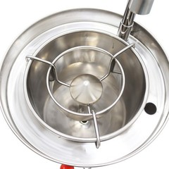 55lbs/25kg Commercial Rice Washer Pressure Type Stainless with Flow Water