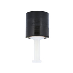 Cast Narrow Banding Stretch Wrap 5″x1000′ 80 Ga Black Plastic Shrink Film 24 Rls
