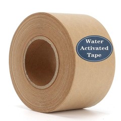 TygoTy Water Activated Gummed Reinforced 2″ x 150 Feet x 150 feet, Brown