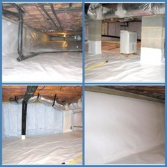 Farm Plastic Supply – 20mil – Heavy Duty Black/White Crawl Space Vapor Barrier