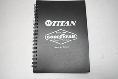 Promotional Branded Spiral Notebooks Lot Of 33 Black Journals Writing Notes Bulk