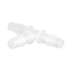 Quickun 1/2″ Hose Barb T Shaped Tee Type 3 Way Equal Barbed Fitting Plastic J…