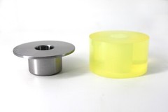 19mm shaft Bead Roller Offset and Tipping Dies With Polyurethane Wheel