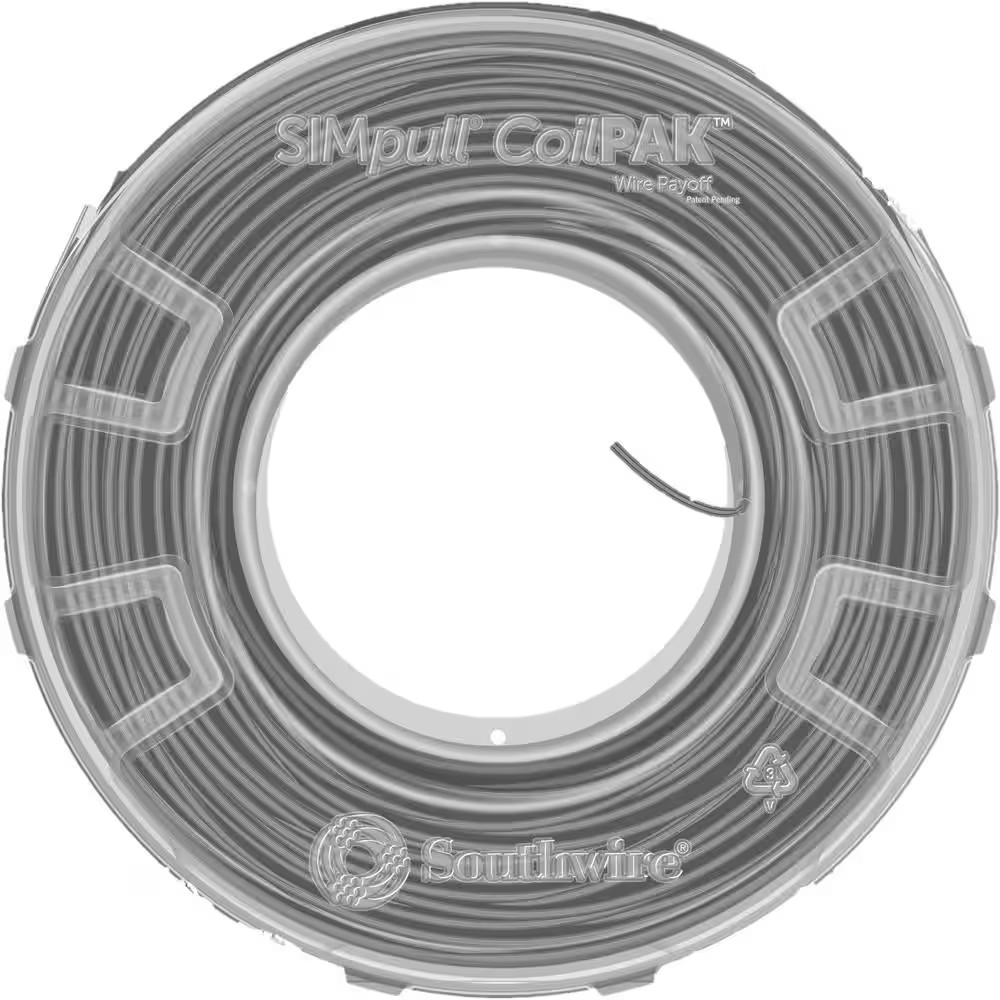 1000 Ft. Gray 12/1 STR CU Mini Coilpak Simpull THHN Wire