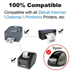 350 Labels/Roll 4″ x 6″ Thermal Shipping Labels Self Adhesive Blank Label Paper