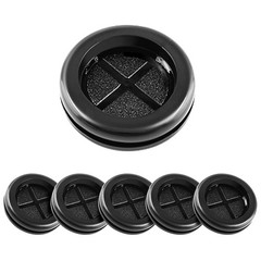 6 Pcs 2 Inch Rubber Grommet 1-11/16″ Inside Diameter 2″ Drill Hole Double-Side