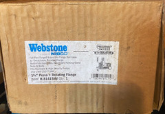 Webstone H-81415HV 1-1/4 in Press Rotating Flange Ball Valve W/ purge get 1 Free