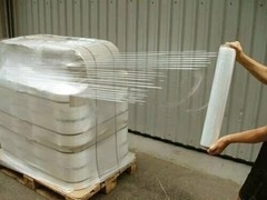 18″ x 1500′ 80 Gauge Pre-Stretched Stretch Wrap Film 4 Rolls Clear Pallet Wrap