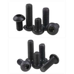 M3 M4 Allen Hex Socket Button Head Screws Bolts 3-50mm Grade 10.9 Steel DIN 7380