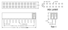 5Pcs 2mm 2.0mm Pitch 2×6 Pin 12 Pin Female Dual Straight Header Strip H=4.3mm