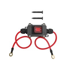 1PC Inline Cord Switch IP67 Waterproof Outdoor ON/Off Toggle Switch DC 12V-24V